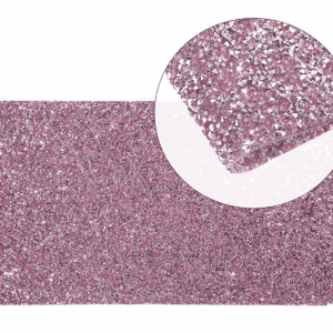 TAPETE CRISTALES COLORES VARIOS - ROSA PLATA