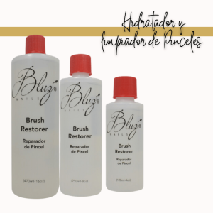 Brush Restorer Limpiador y restaurador de pinceles - BRUSH LÍQUIDO, 4oz