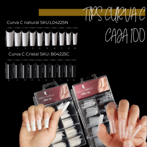 TIPS EN DIFERENTES FORMAS CAJA 100 - CURVA C, CLEAR