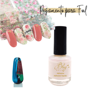 Pegamentos para Foil Bluz Nails - SECADO AMBIENTE