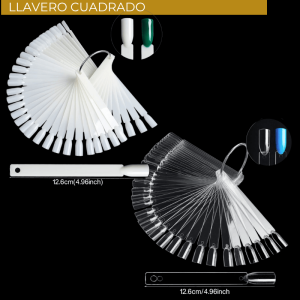MUESTRARIOS LLAVEROS TIPS - CUADRADO, CRISTAL